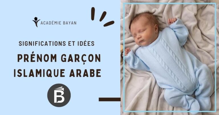 Prénom garçon islamique arabe avec significations et idées de prénoms musulmans originaux