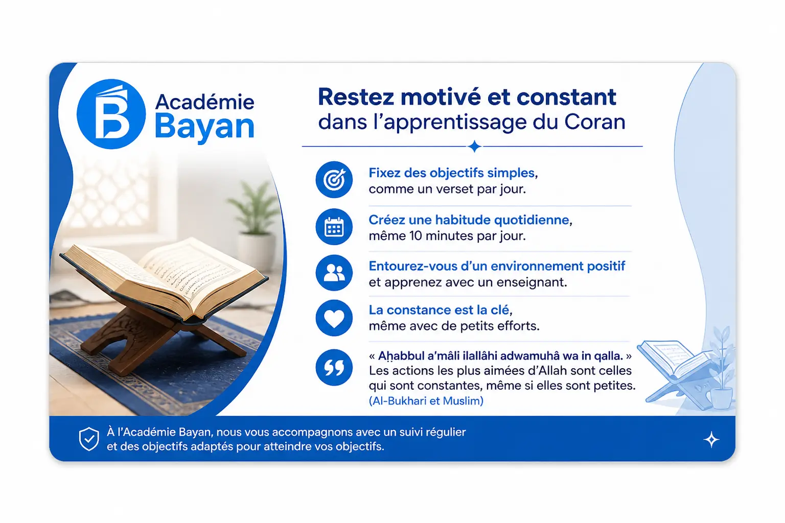 Conseils pour rester motivé et constant