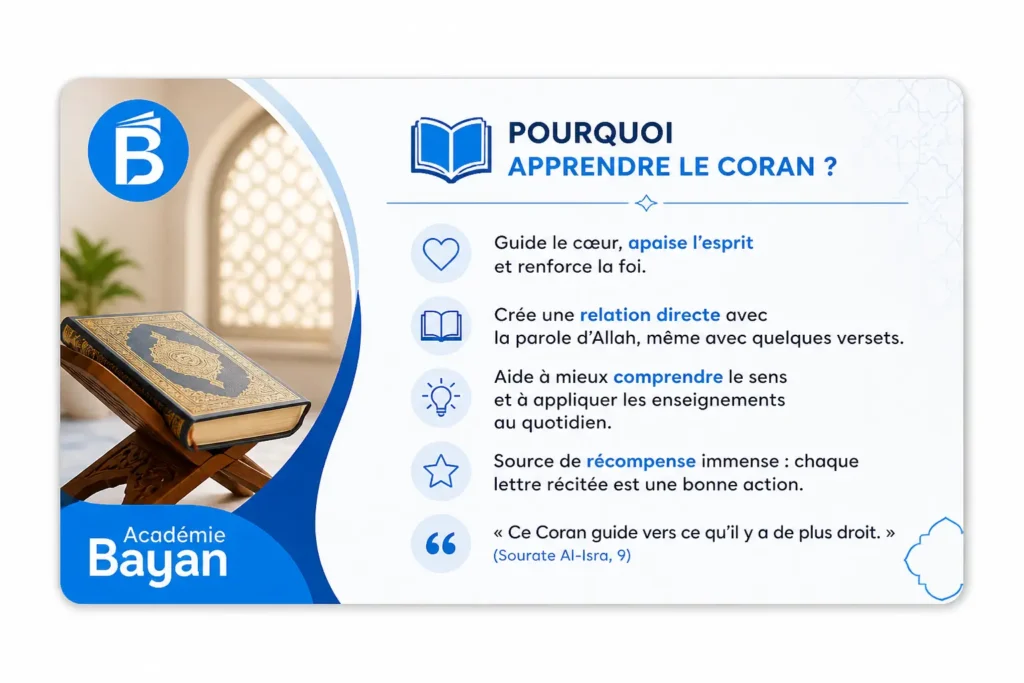 Pourquoi apprendre le coran pour débutant