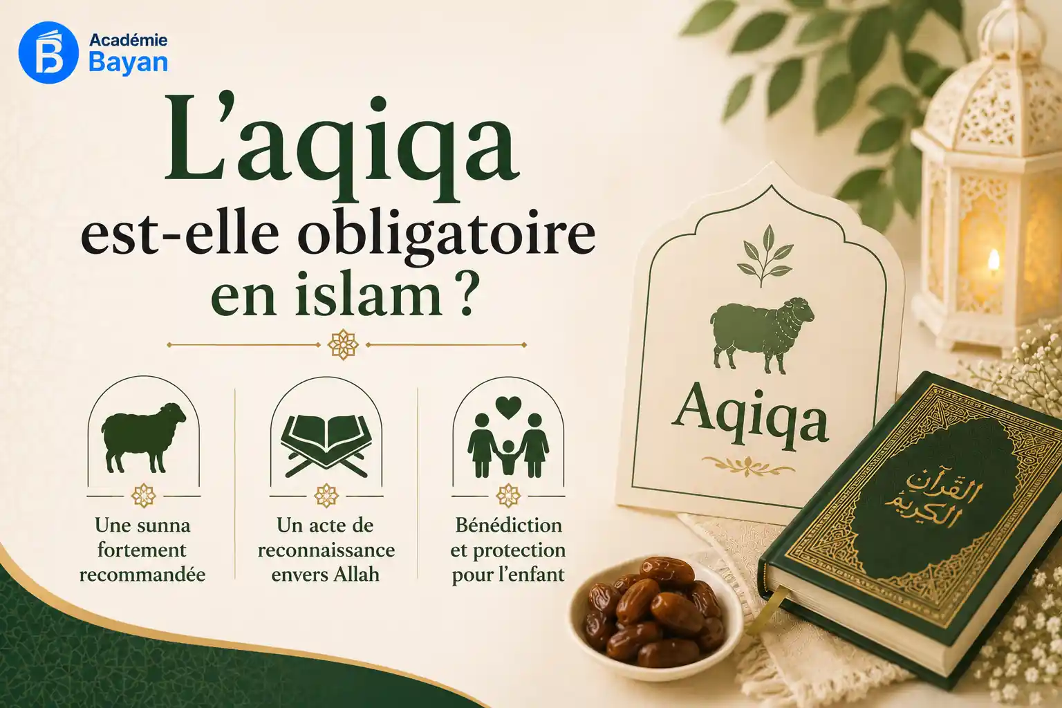 Lire la suite à propos de l’article Aqiqa : est-elle obligatoire ou recommandée en Islam ?