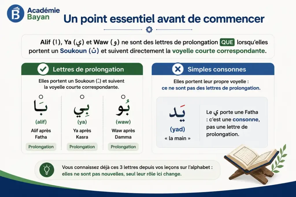 Alif ya waw : consonne ou lettre de prolongation ?