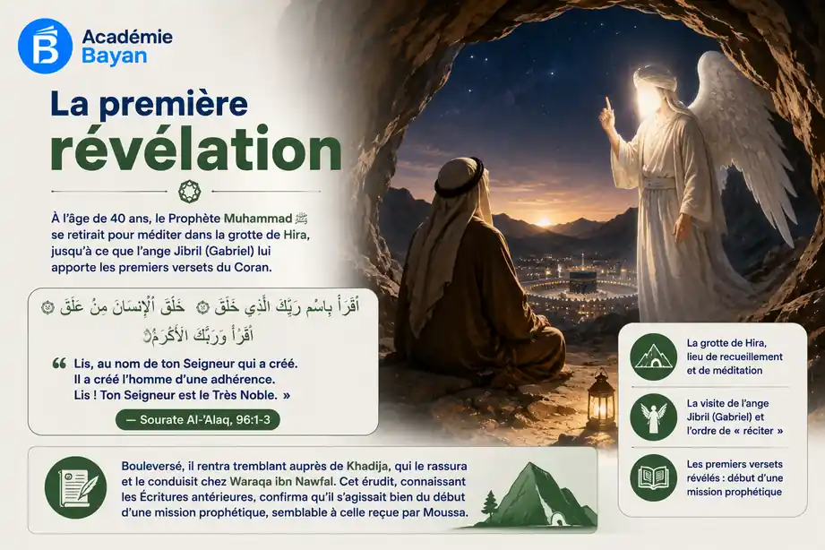 La grotte de Hira, lieu de la première révélation