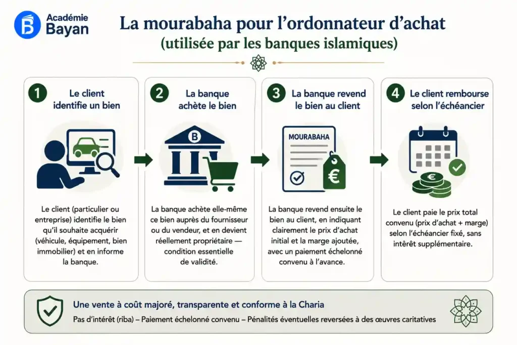 Les étapes de la mourabaha bancaire