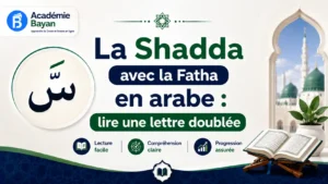 Lire la suite à propos de l’article La Shadda avec la Fatha en arabe : lire une lettre doublée