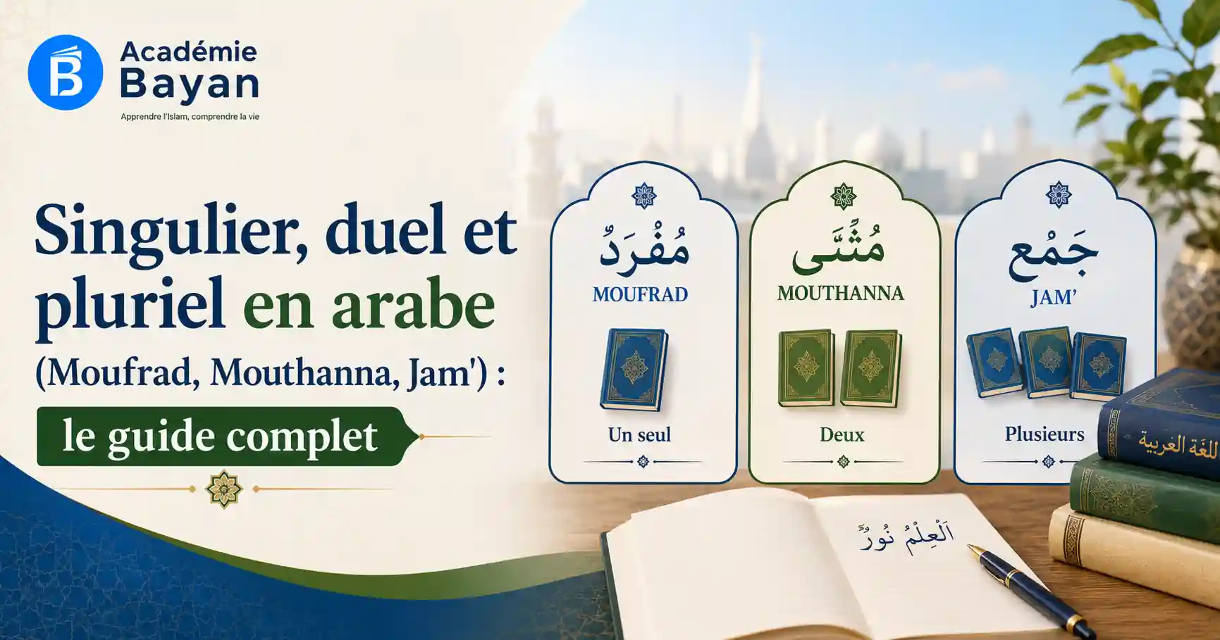 Singulier, duel et pluriel en arabe