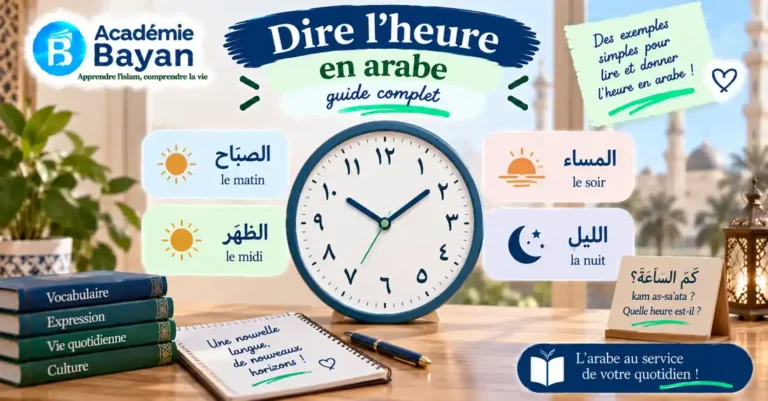 Dire l'heure en arabe, guide complet