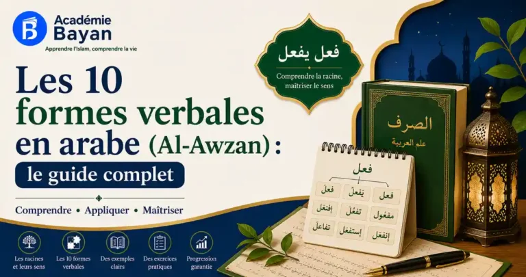 Les 10 formes verbales en arabe (Al-Awzan)