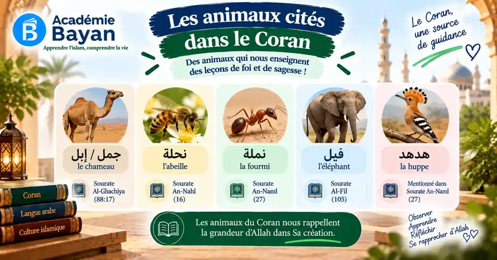 Animaux cités dans le Coran