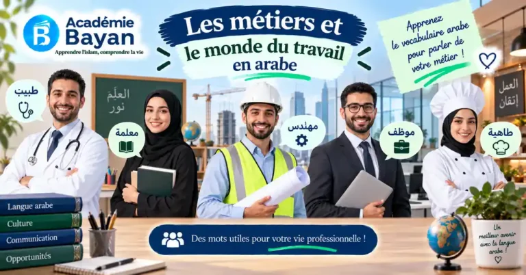 Les métiers et le monde du travail en arabe