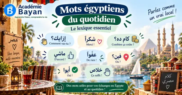 Mots égyptiens du quotidien