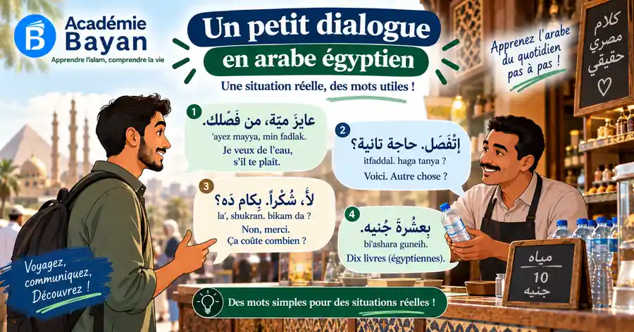 Dialogue dans une boutique en arabe égyptien