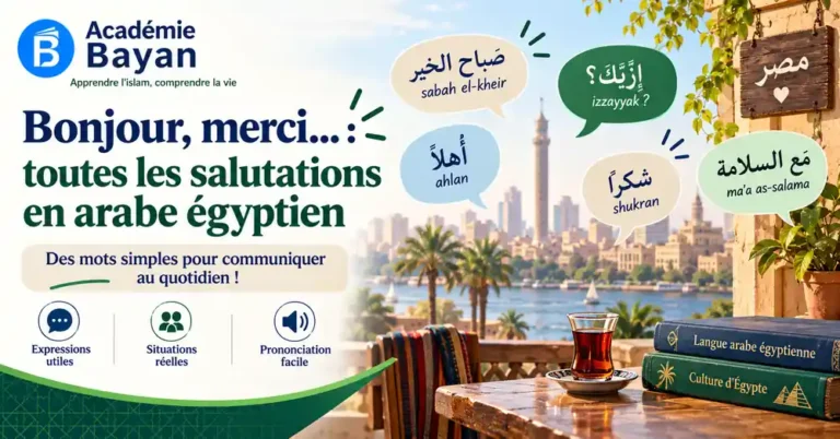 Toutes les salutations en arabe égyptien