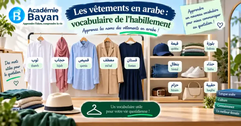 Les vêtements en arabe